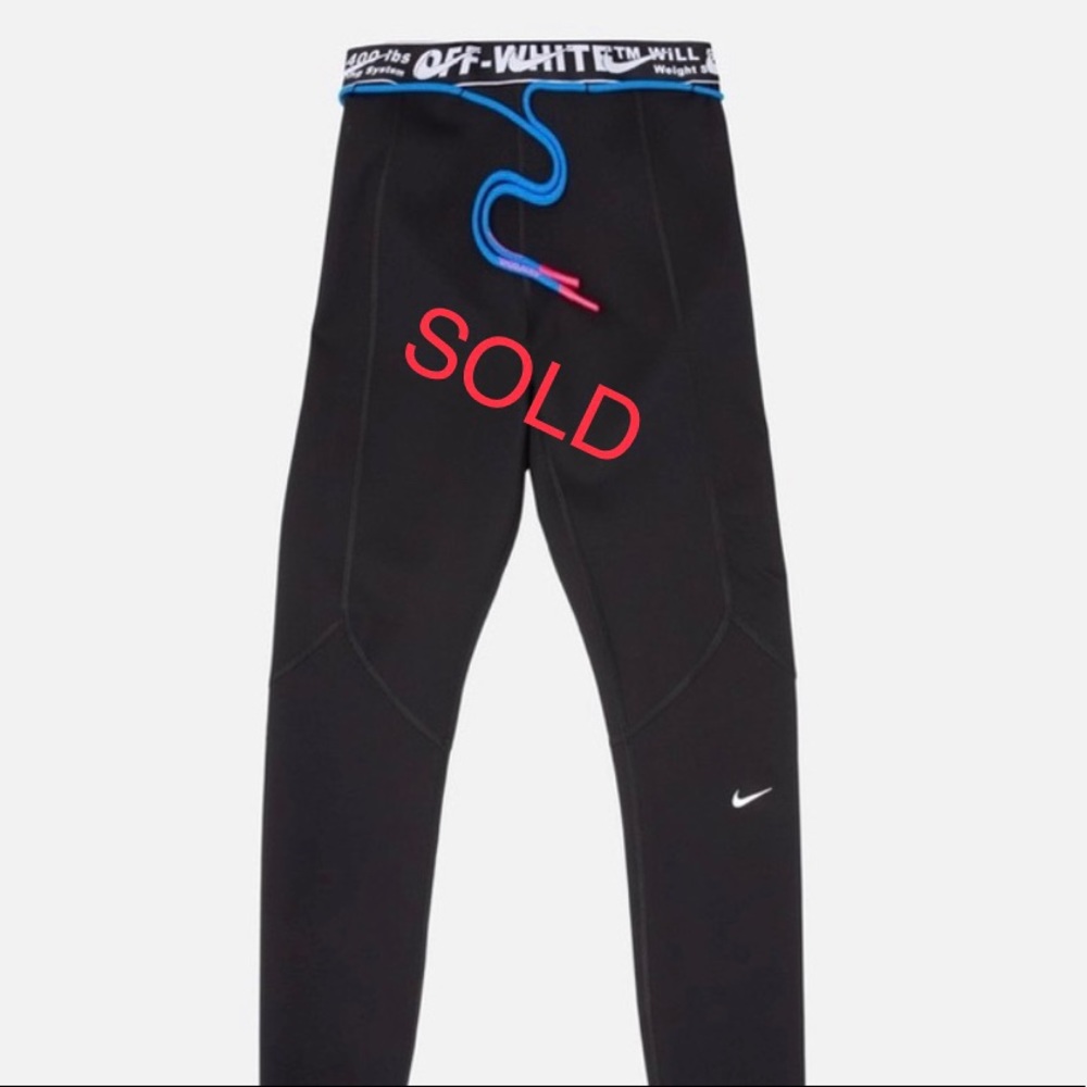 SOLD - NIKE x OFF-WHITE NRG Leggings in black